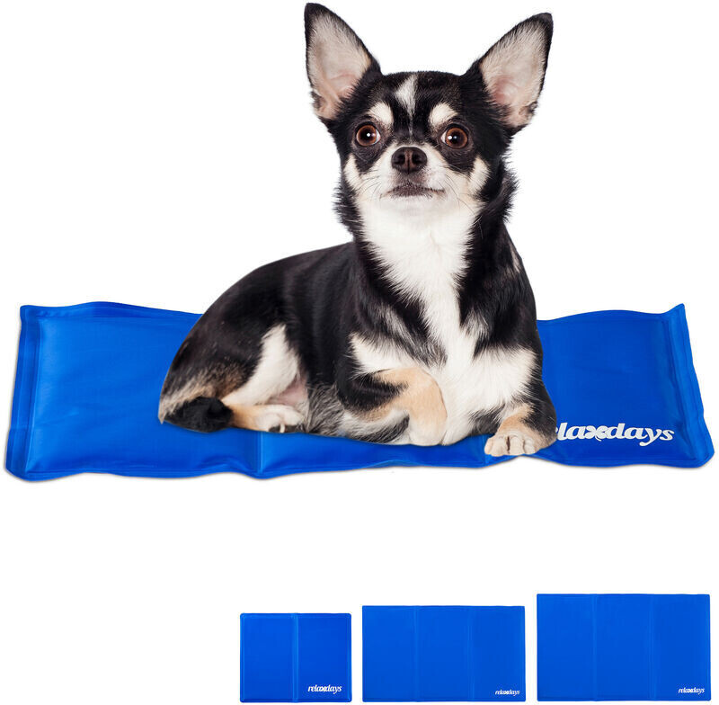 Relaxdays Self-cooling Dog Mat 20x35cm Blue