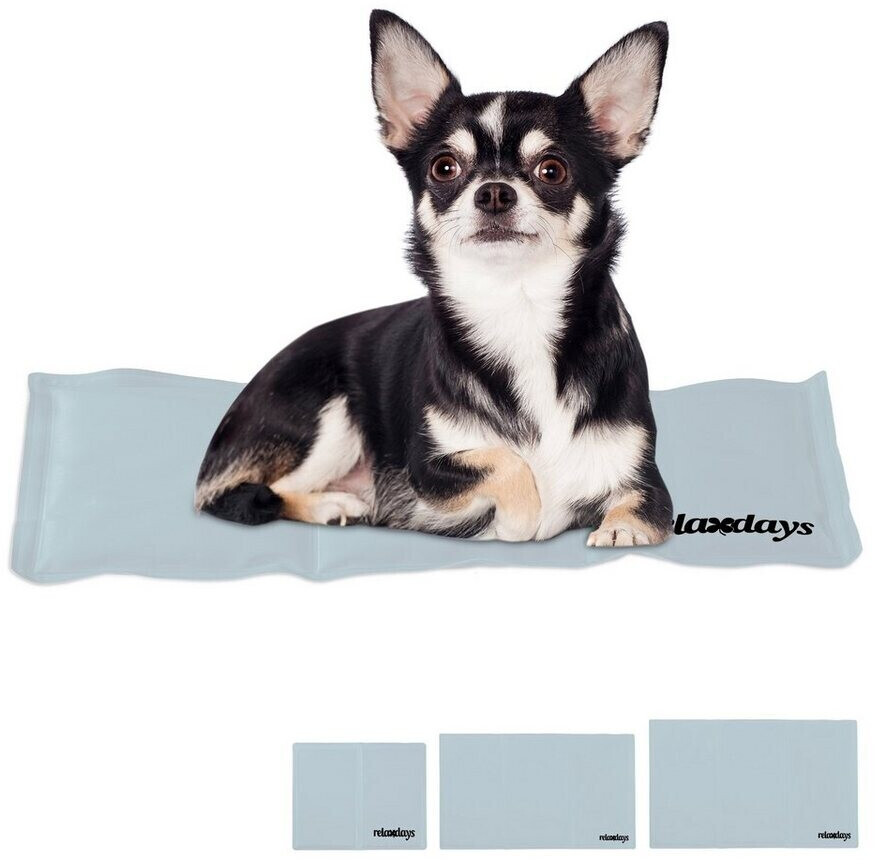 Relaxdays Self-cooling Dog Mat 35x20cm Grey
