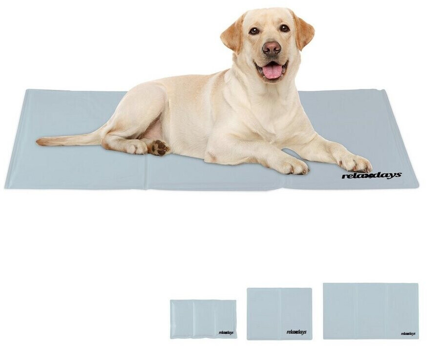 Relaxdays Self-cooling Dog Mat 100x60cm Grey