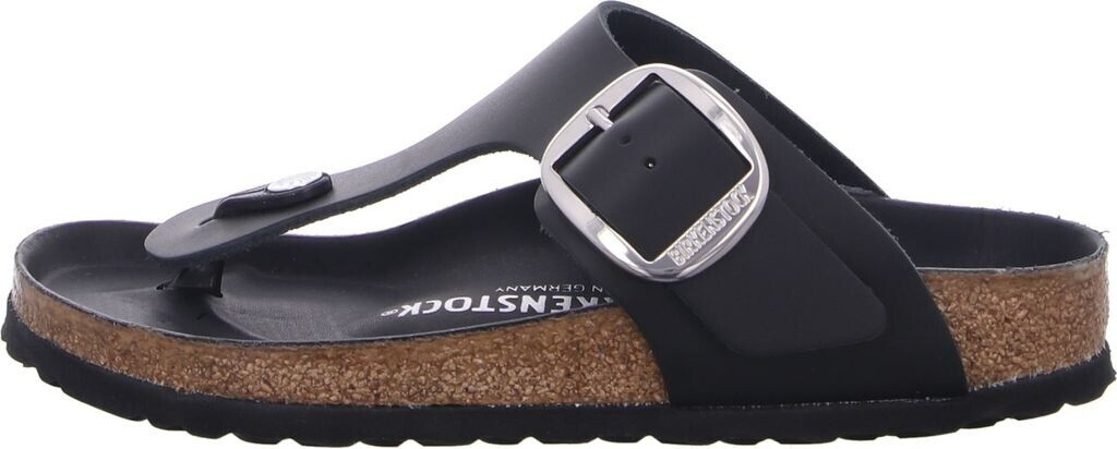 birkenstock gizeh black oiled leather