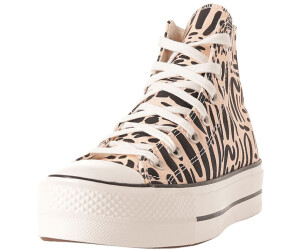 all star lift hi trainers crimson tint animal black