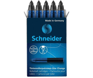 Schneider Nachfüllpatrone Tintenroller One Change 0.6mm schwarz (185401) ab  1,79 €