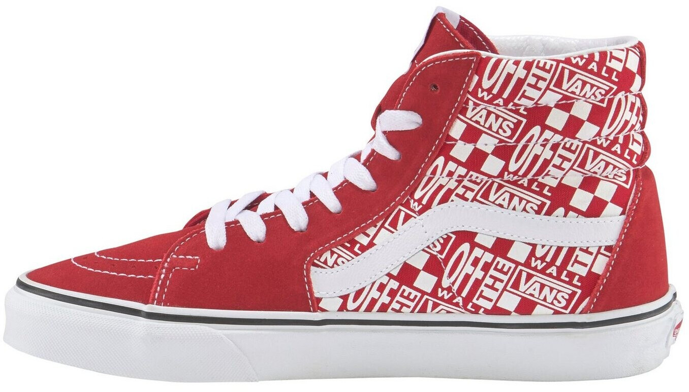 Buy Vans Sk8Hi Off The Wall Chili Pepper/Racing Red from £35.00 (Today