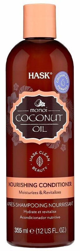 Hask Beauty Monoi Coconut Oil Nourishing Conditioner (355ml)
