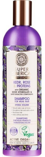 Natura Siberica Kedr, Rose & Protein Shampoo (400ml)