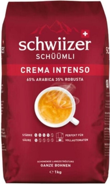Schwiizer Schüümli Crema Intenso ganze Bohne (1000g), Bild 2