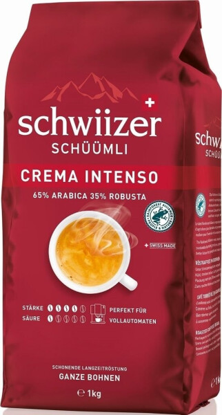 Schwiizer Schüümli Crema Intenso ganze Bohne (1000g), Bild 4