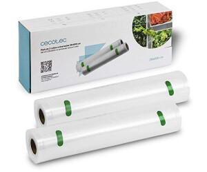 Cecotec Vacuum Seal Bag Rolls 28 cm x 6 m (2 pcs)