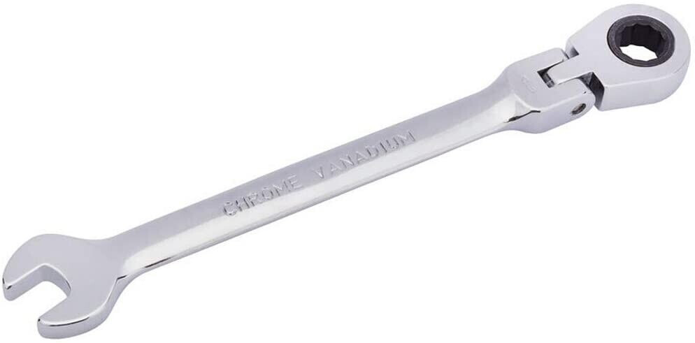 Draper 52009 Hi-Torq Metric Flexible Head Ratcheting Combination Spanner, 8mm