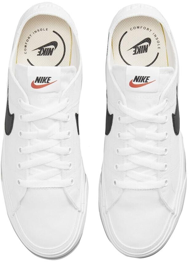 nike court legacy all white