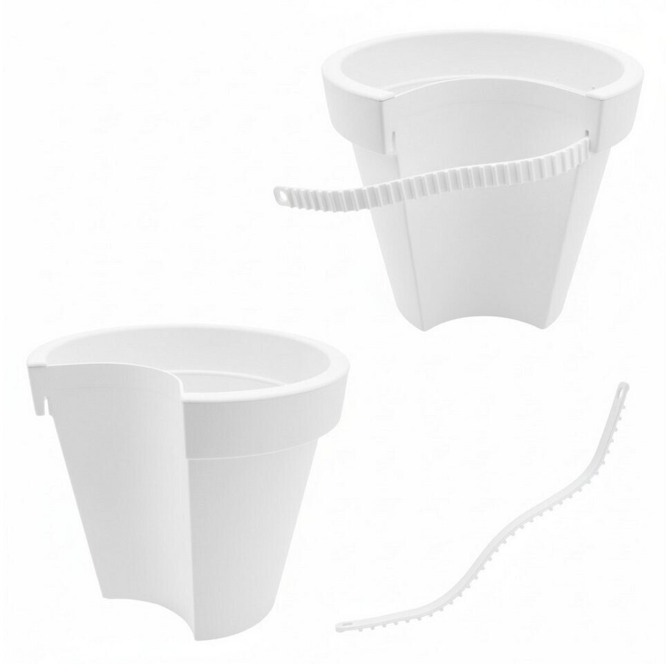 Spetebo Blumentopf für Regenrohr weiß (22102) ab 11,49 € (Oktober 2026)