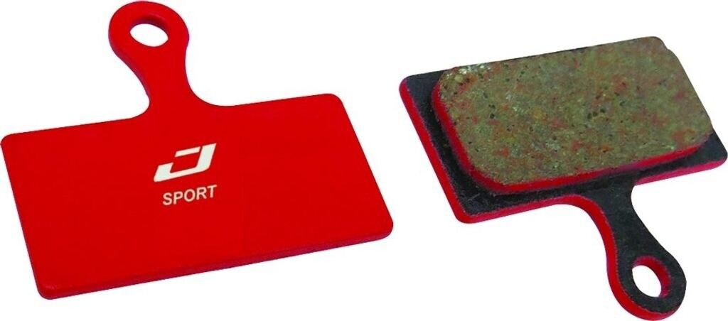 Jagwire Sport Semi-Metallic Scheibenbremsbeläge Shimano XTR/Deore XT/Alfine 25 Paar red