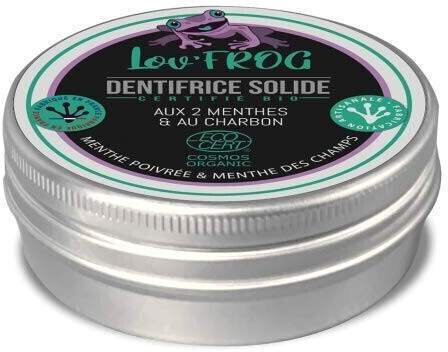 Dr. Theiss Dentifrice solide aux deux menthes et charbon (50 g)