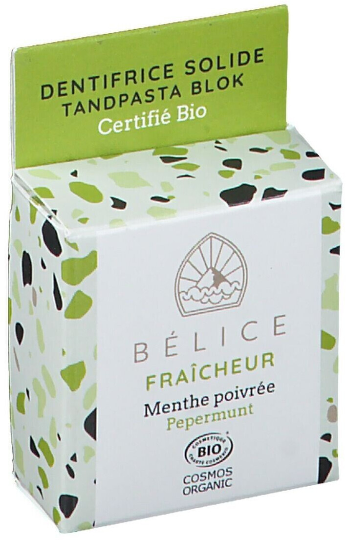 Bélice Dentifrice solide fraîcheur menthe poivrée (18 g)