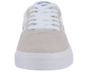 nike sb chron slr suede mix sneakers in white