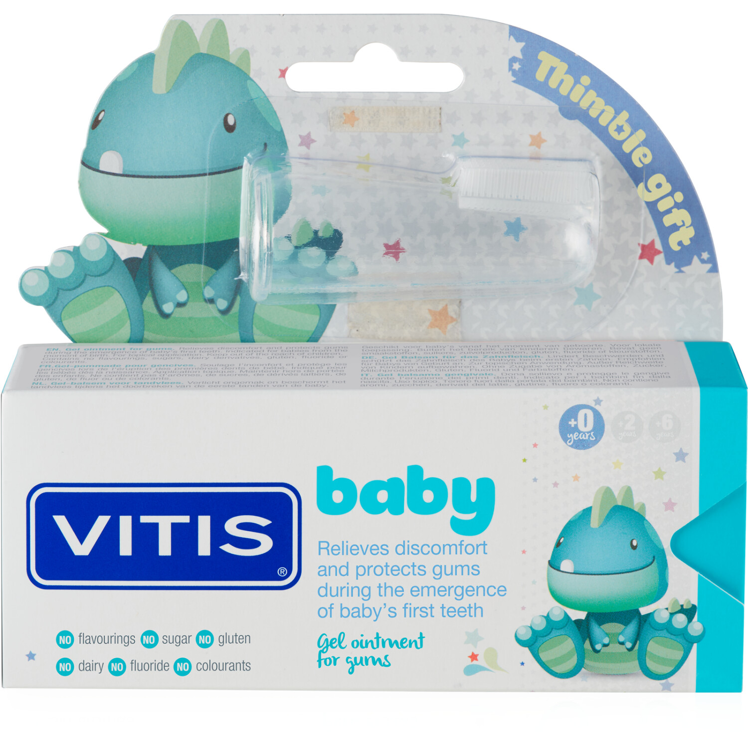 Dentaid Vitis Baby Gel + Finger Toothbrush (30ml)