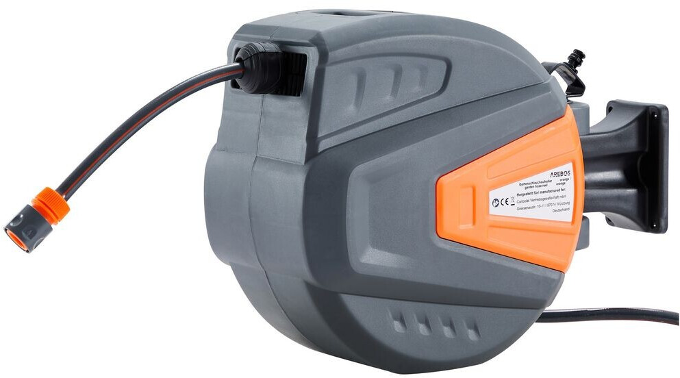 Arebos Automatic Garden Hose Reel 30 m Orange
