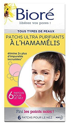 Bioré Patchs ultra purifiants à l'hamamélis (6 pcs)