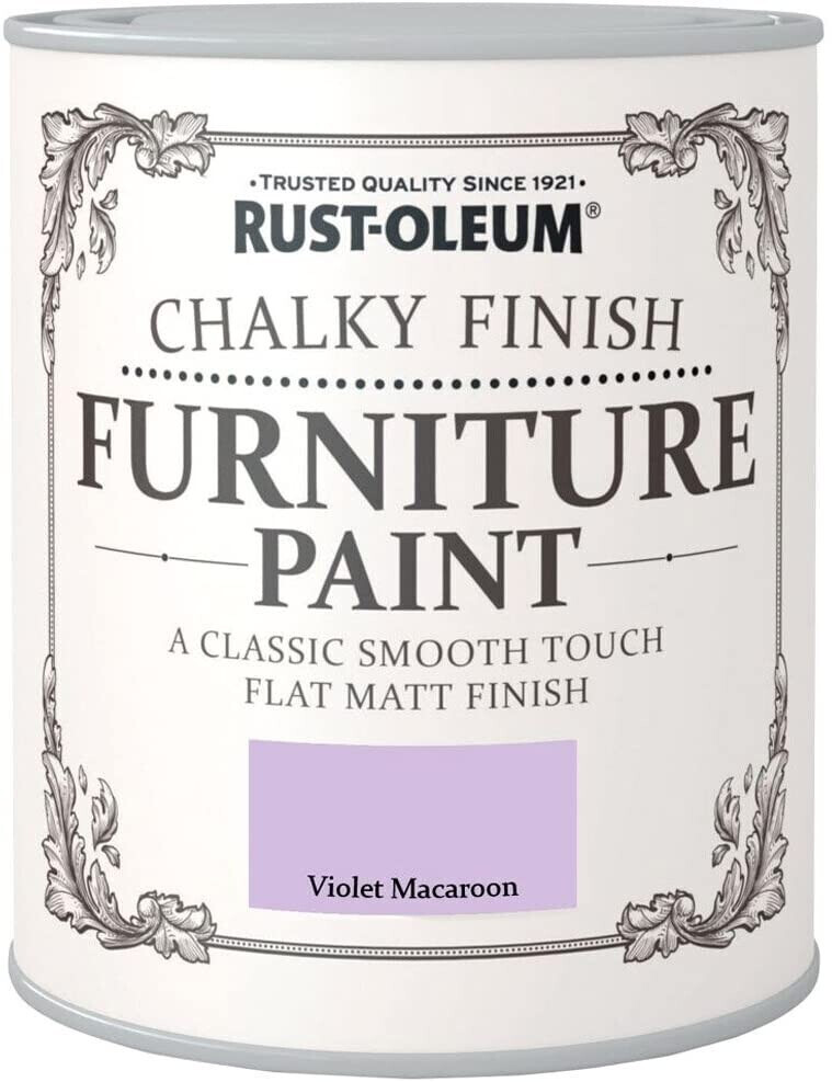 Photos - Paint / Enamel Rust-Oleum Chalky Finish Furniture Paint Violet Macaroon Matt 7 
