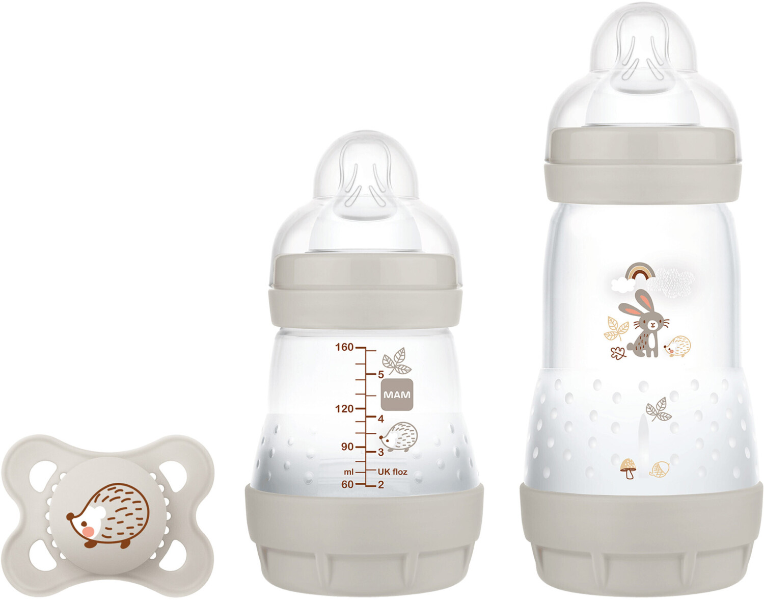 MAM Easy Start Anti-Colic Elements Starter Set S rabbit grey