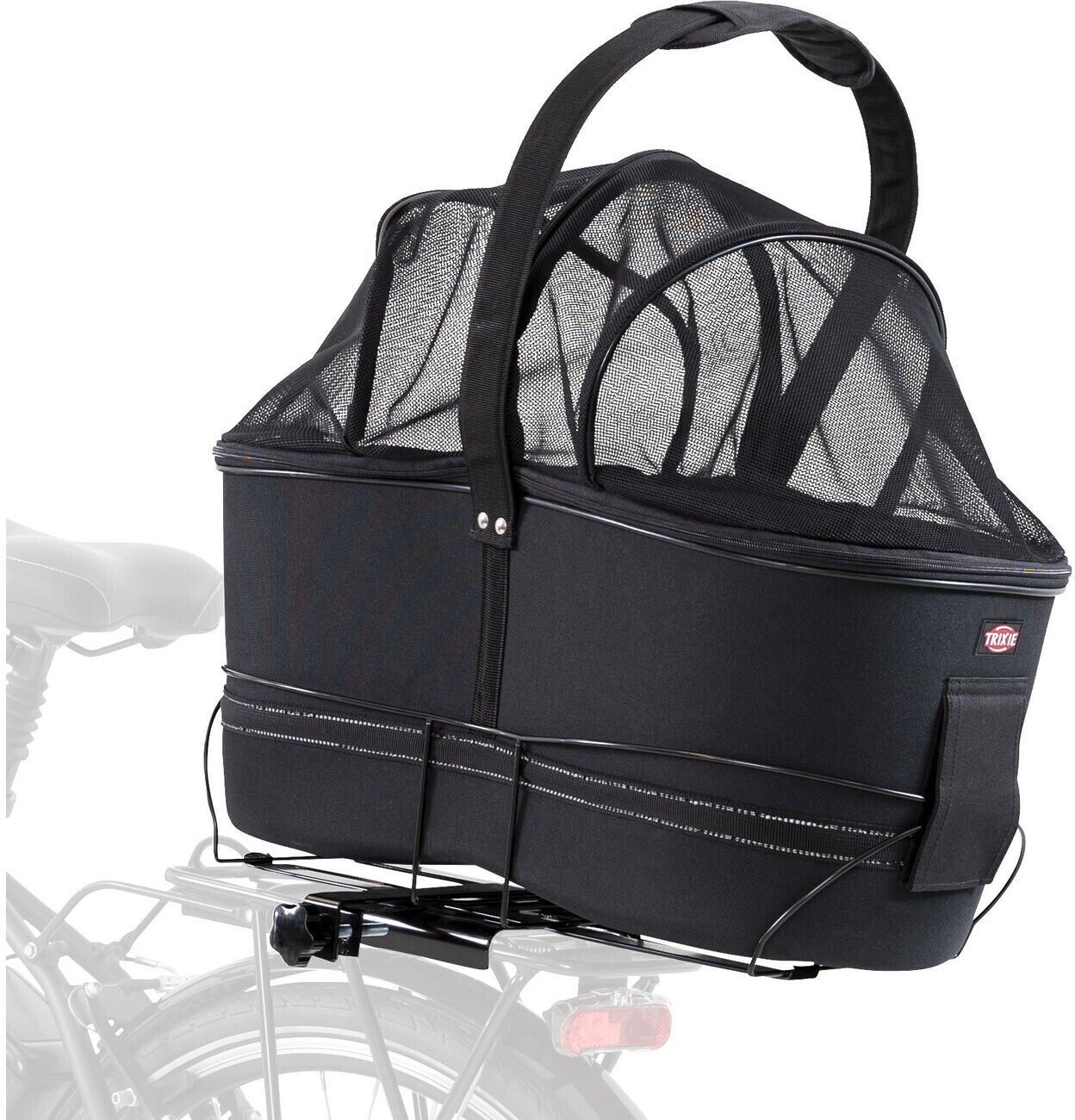 Photos - Pet Carrier / Crate Trixie Dog Bicycle Basket Long for Wide Bike Racks 