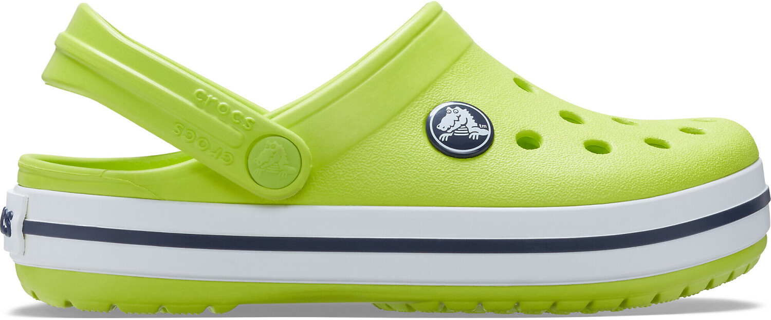 Lime green crocs clearance kids