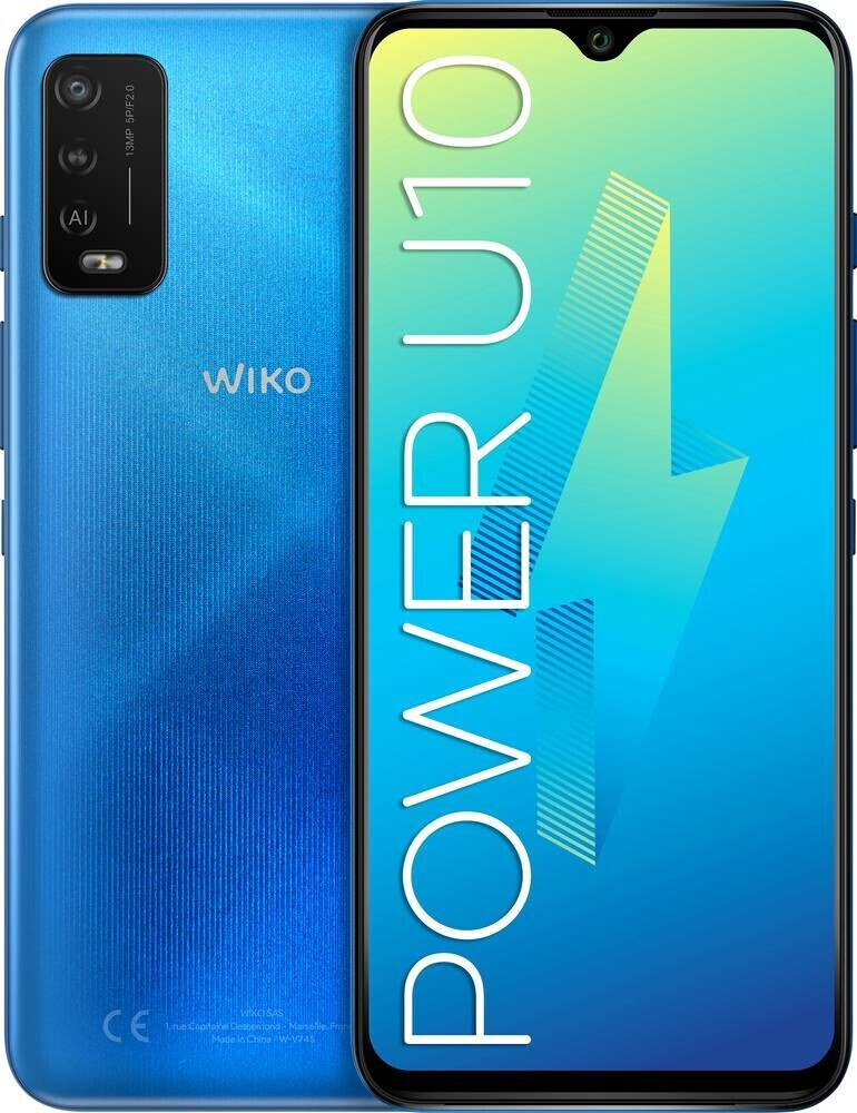 Wiko Power U10 bleu