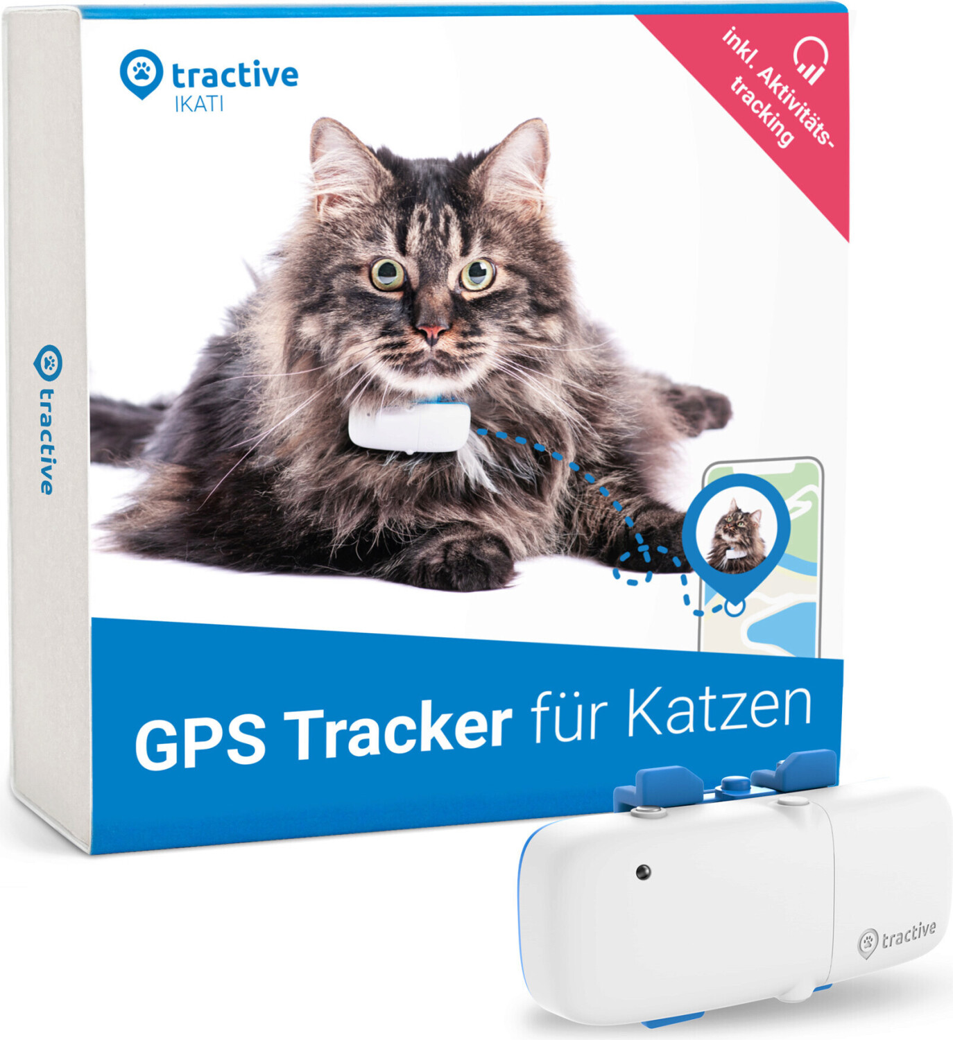 Tractive Ikati Traceur GPS pour chats