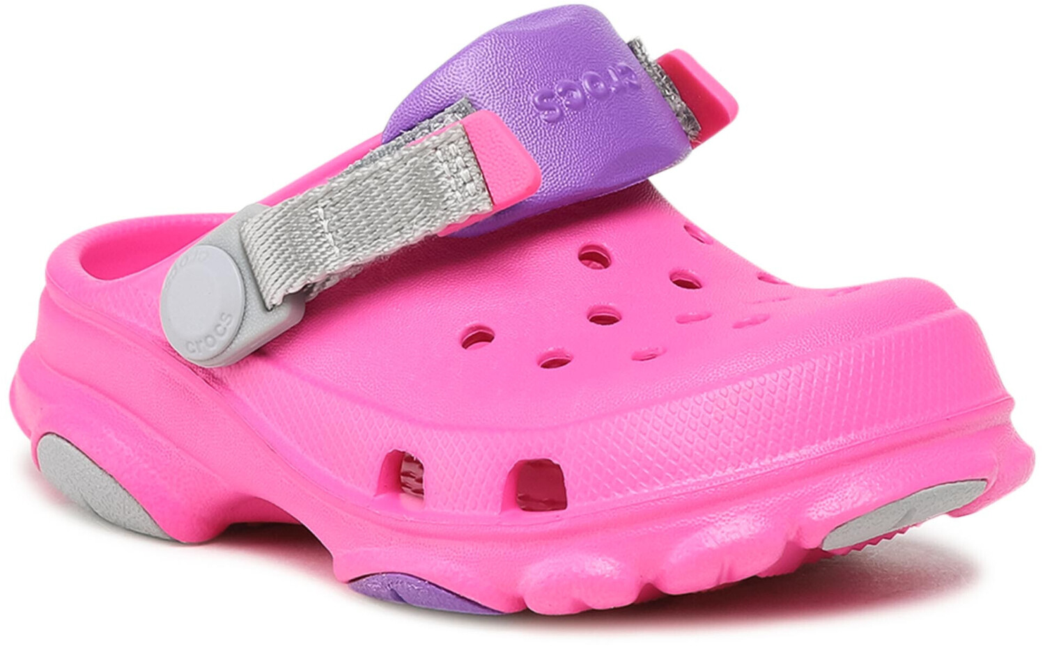 Buy Crocs Kids Classic All-Terrain Clog (207011) electric pink from £14 ...