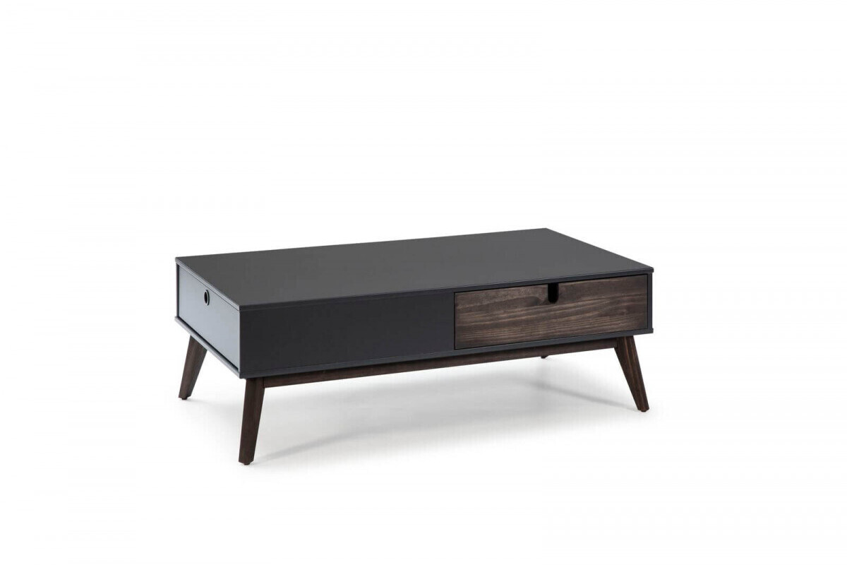 Bobochic Table basse Yugo anthracite/bois