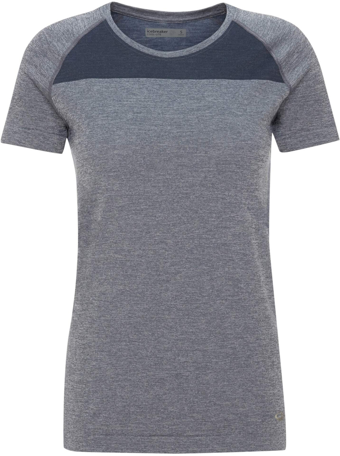 Icebreaker Women's Motion Seamless SS Crewe serene blue heather