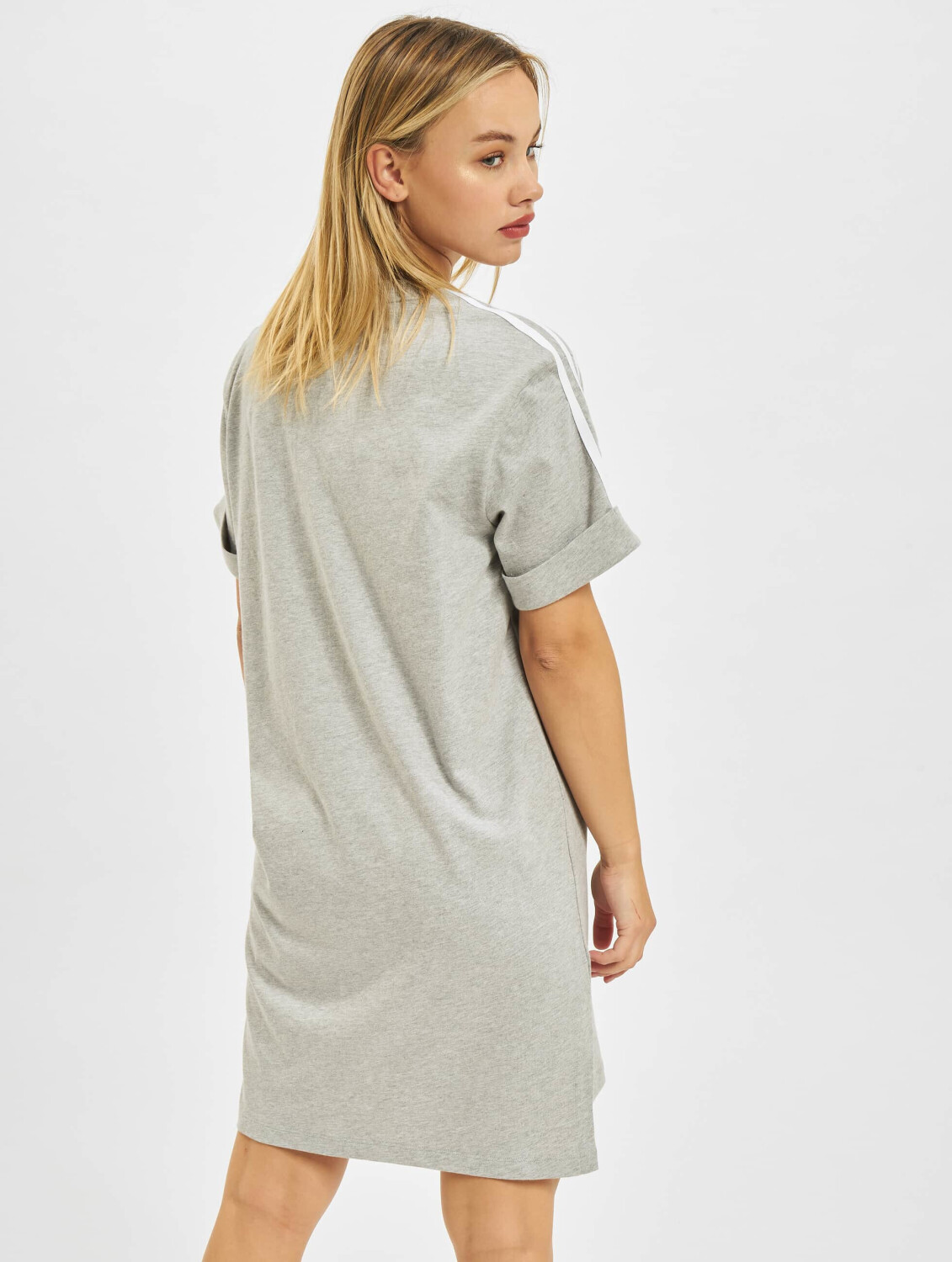 Adidas Originals Adicolor Classics Roll-Up Sleeve Tee Dress medium grey heather ab 16,88 
