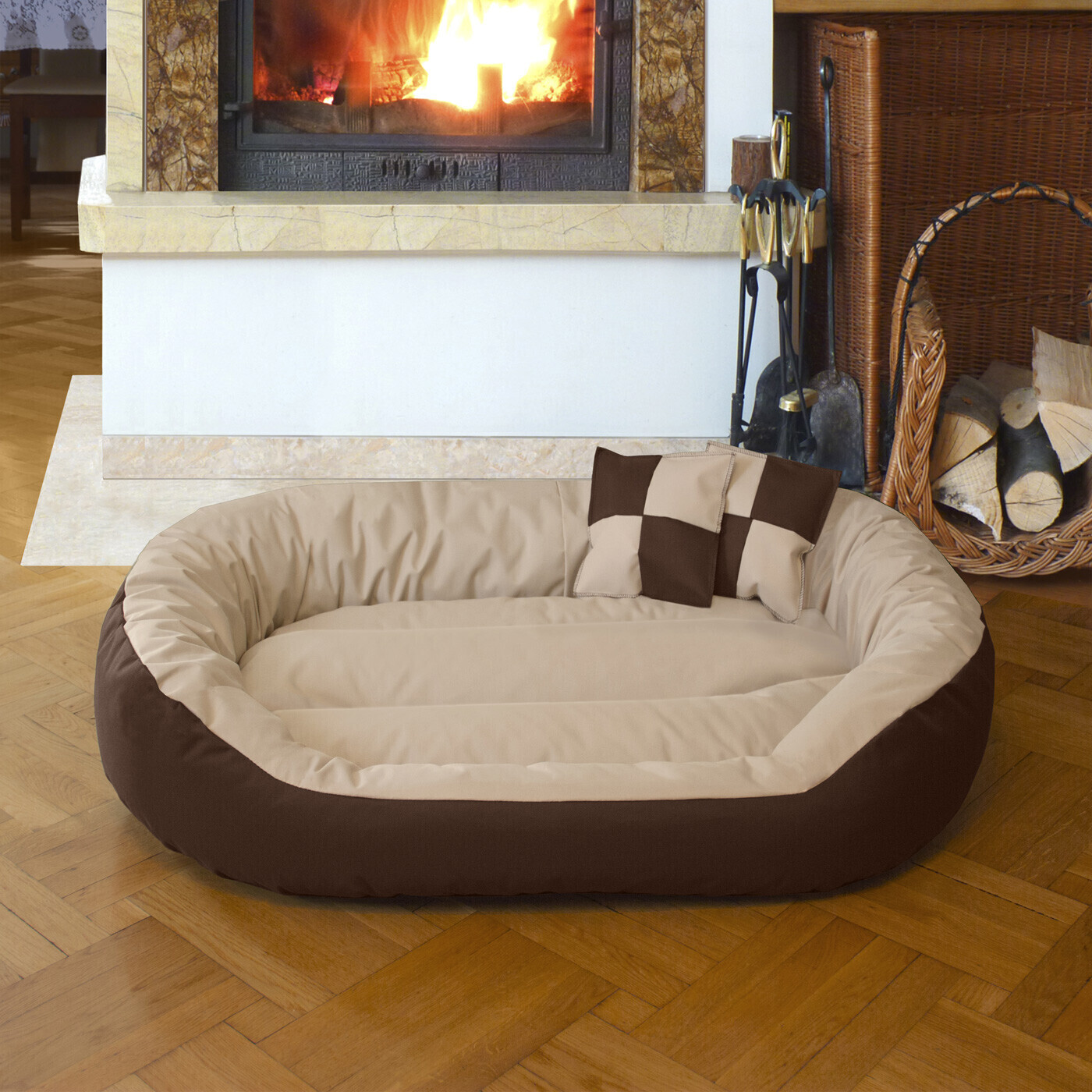 BedDog Lit pour chien 4in1 3XL melange BedDog Lit pour chien 4in1 3XL melange