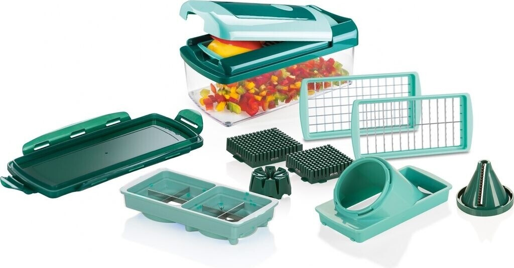 Genius Nicer Dicer Fusion Smart 28-Delig - Groentesnijder, Uiensnijder & Spiralizer