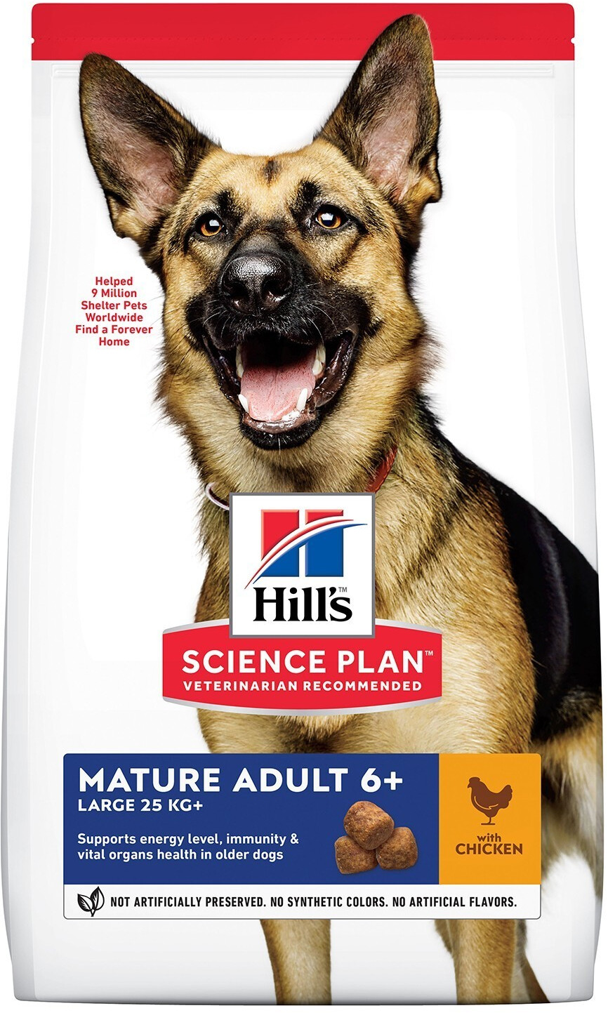 Hill's Science Plan Mature Adult 6+ Large poulet