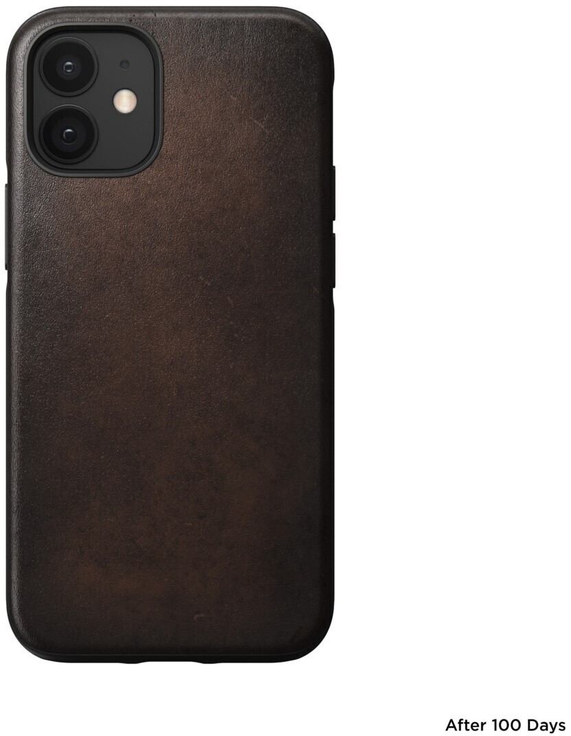 Nomad Rugged Case Apple iPhone 12 Mini Backcover Leather Brown