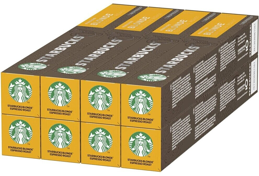 Starbucks Nespresso Blonde Espresso Roast 8x10 (Capsules)