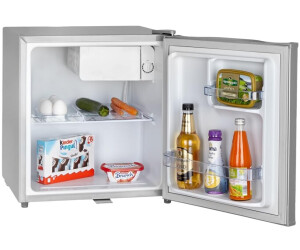 Mini-Kühlschrank mit Schloss & Frostfach 45L Silber KB 46.2