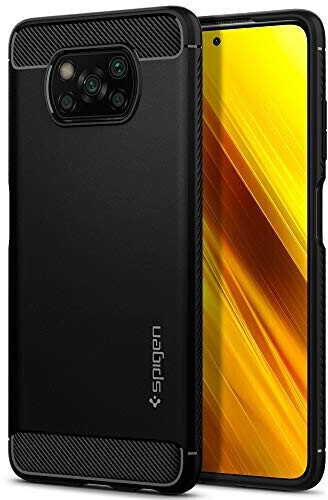 Spigen Rugged Armor Case for Xiaomi Poco X3 NFC / Xiaomi Poco X3 Pro Black