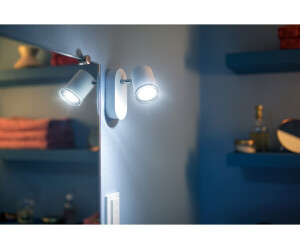60 x 13.1 x 6.1 cm 43 W Cromato Philips Hue White Ambiance Adore Lampada Smart da Specchio per Bagno Bluetooth 
