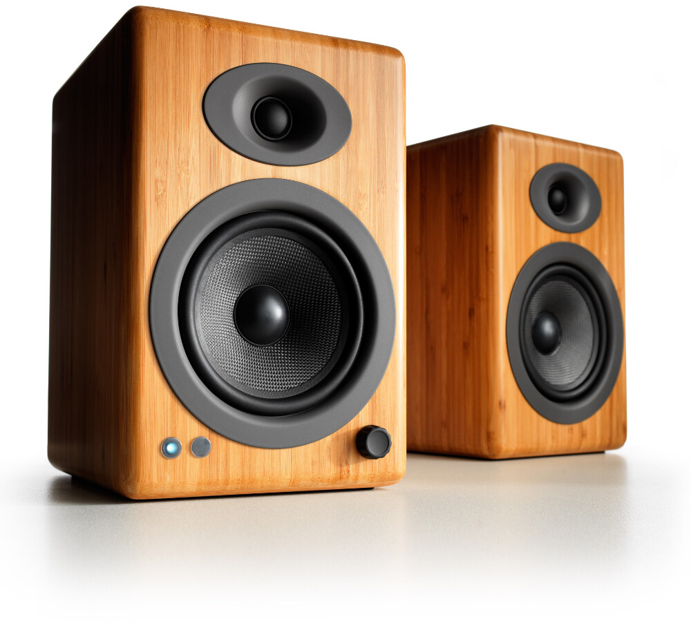 Audioengine A5+ w/ Bluetooth aptX-HD Natural Bamboo