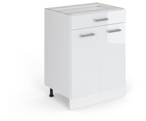 VICCO R-Line Unterschrank 60cm 1 Schublade ohne Arbeitsplatte weiß/weiß (  29244) ab 87,90 € | Preisvergleich bei