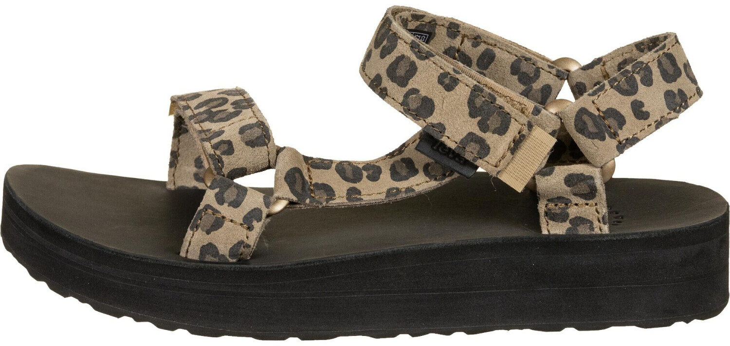 leopard teva flatform