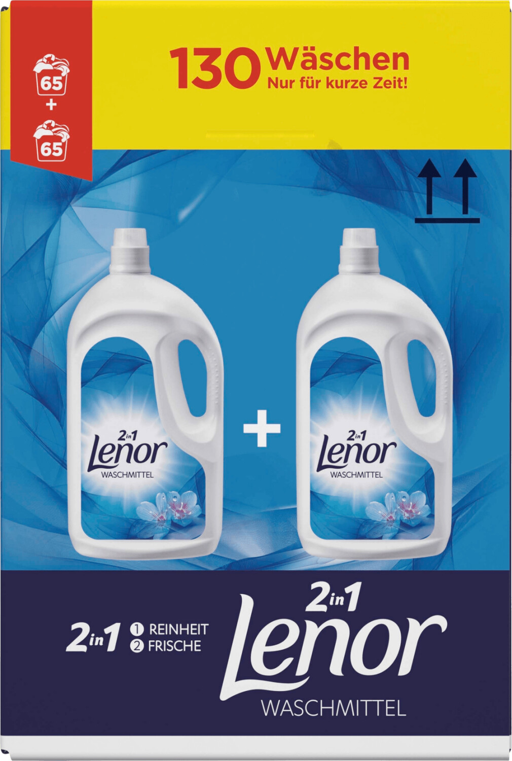 Lenor 2in1 Vollwaschmittel flüssig Aprilfrisch (2 x 65 WL) ab 24,99 ...