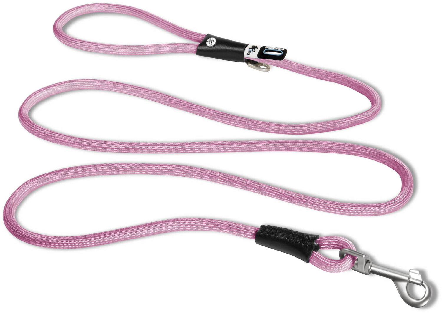 Curli Stretch Comfort Leash 1,8 m 8mm Pink