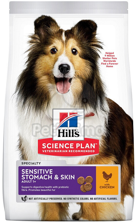 Hill's Science Plan Canine Adult Sensitive Stomach & Skin Medium with Chicken 2,5kg