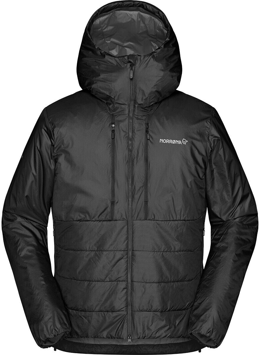 Norrøna Trollveggen Primaloft100 Zip Hood caviar black