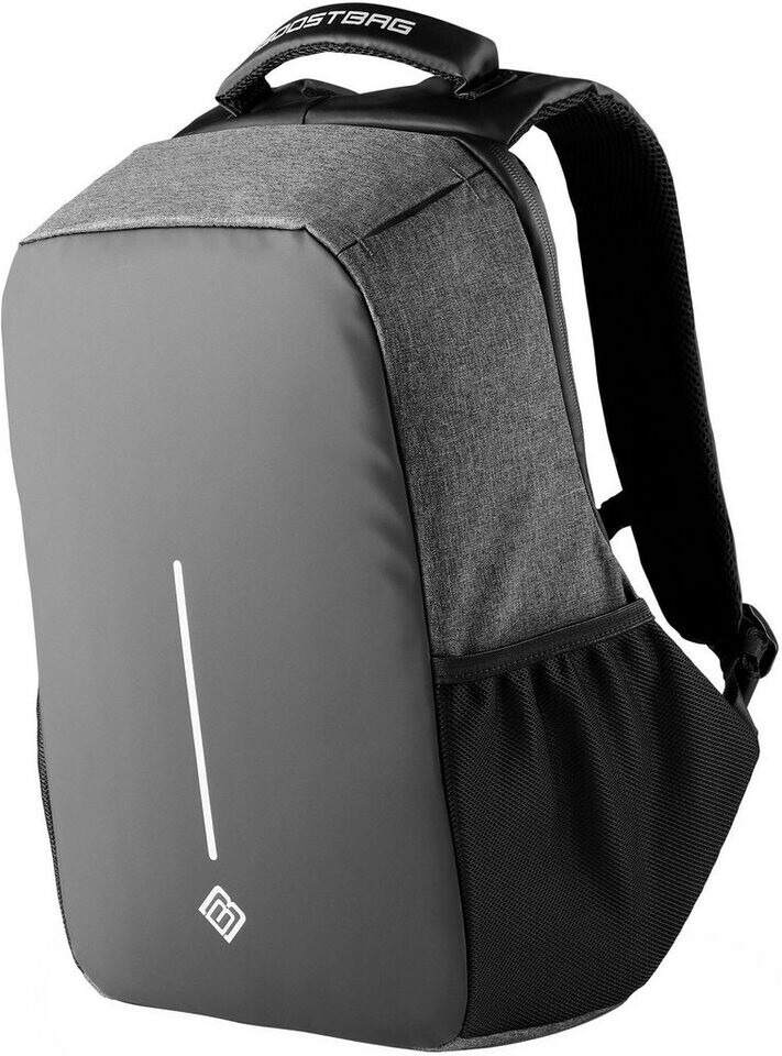 Anti theft backpack grey best sale