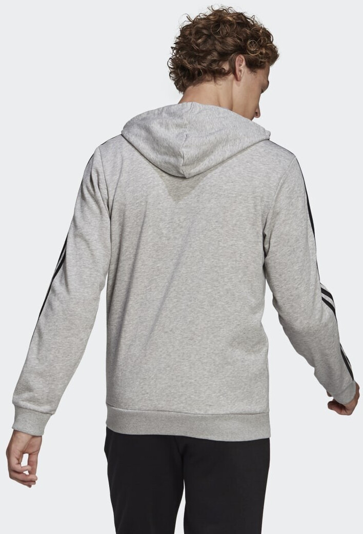 Adidas Men Sportswear Essentials French Terry 3-Stripes Full-Zip Hoodie  medium grey heather (GK9034) ab 39,00 € | Preisvergleich bei