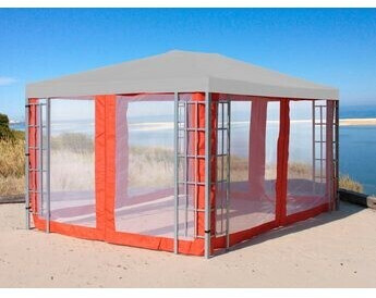 QUICK STAR Curtains for Pavilion Rank 300 x 400 cm Red